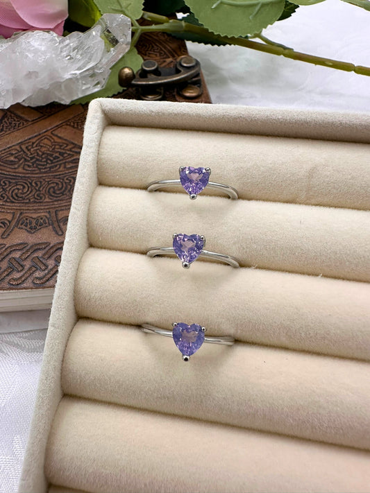 Anello Quarzo Moon Lavender