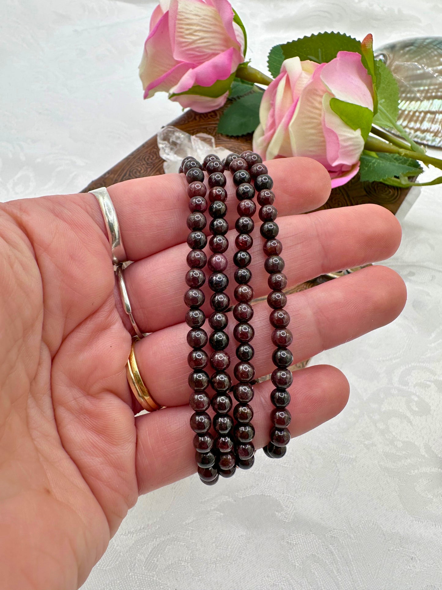 Bracciale Granato Rosso