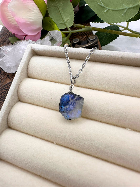 Collana Labradorite Grezza