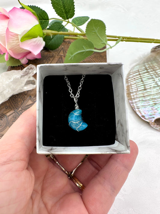 Collana Luna in Apatite